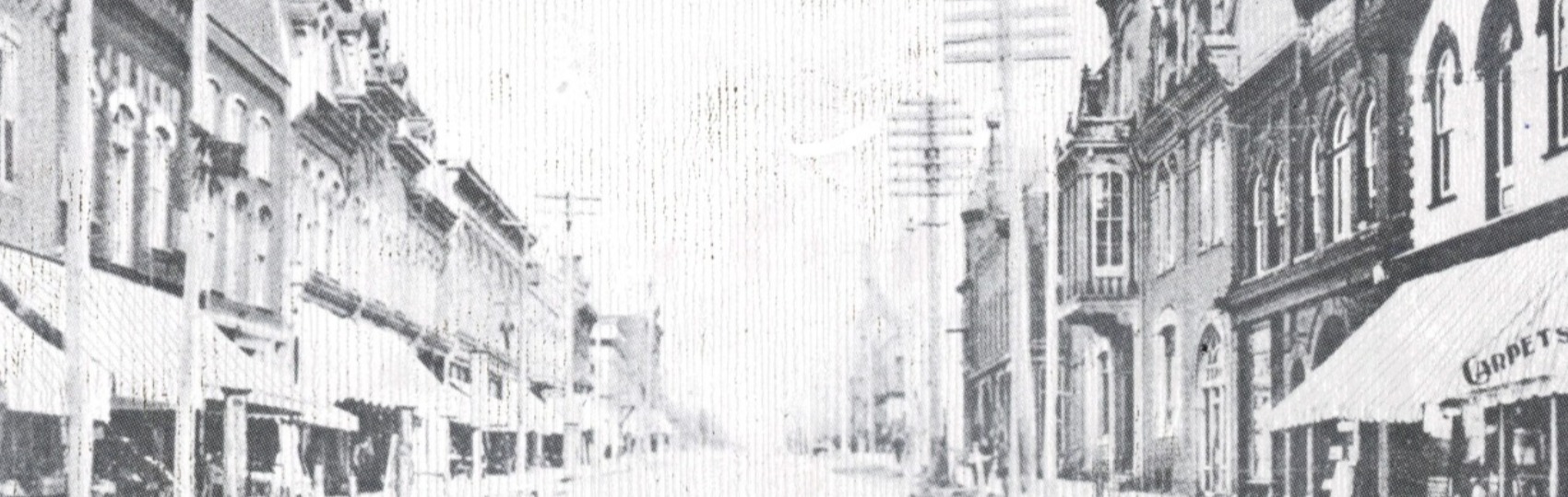 Undated Photo of Downtown Wingham Streetscape